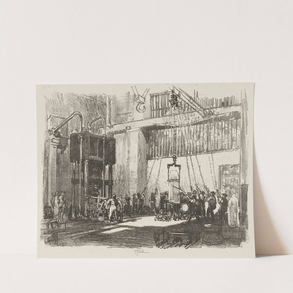 Bottling the Big Shell by Joseph Pennell