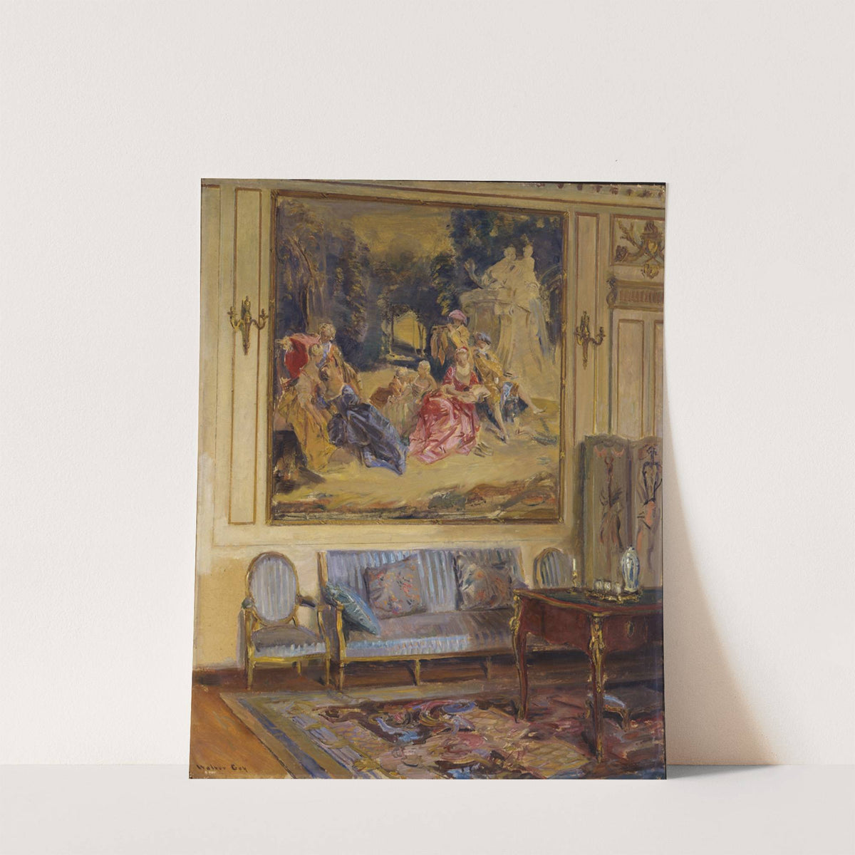Boudoir, Chateau de Chaalis by Walter Gay