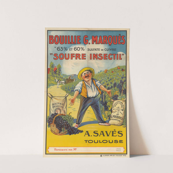 Bouillie G. Marquès (1929) by Imp. B. Sirven