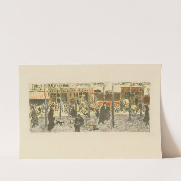Boulevard (1899) by Pierre Bonnard