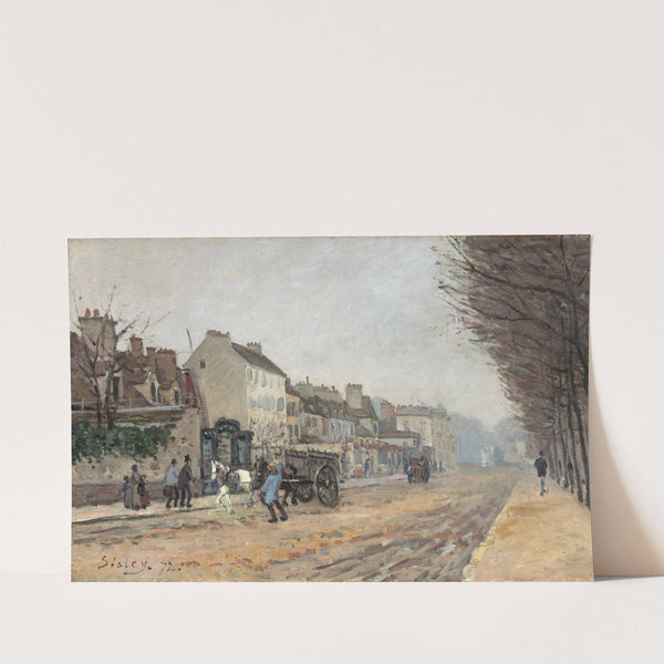 Boulevard Héloïse (Argenteuil_1872) by Alfred Sisley