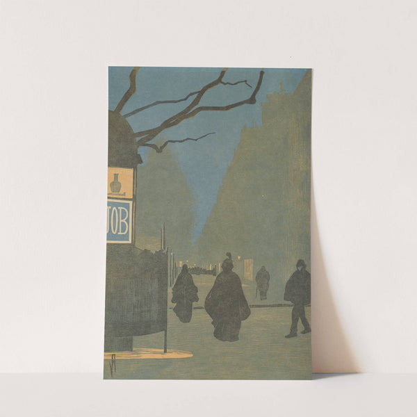 Boulevard Malesherbes, le soir by Amédée Joyau