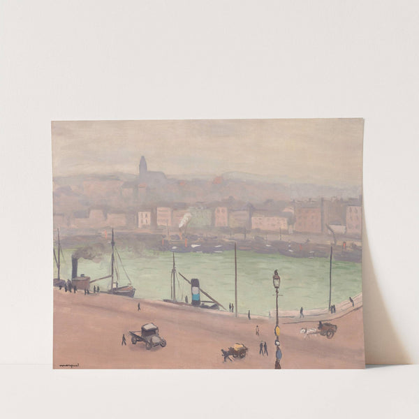 Boulogne sur mer, le port (1930) by Albert Marquet