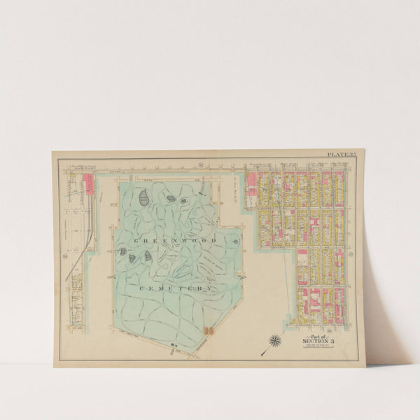 Bounded by 9th Avenue, Twentyeighth Street (Greenwood Cemetery), Fifth Avenue, Prospect Avenue, Prospect Park West, Twentieth Street, Seventh Avenue, 20th Street, Gravesend Avenue, Fort Hamilton Avenue, 37th Street and 7th Avenue by George Washington Bromley