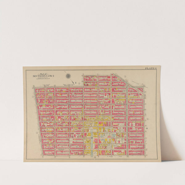 Bounded by Atlantic Avenue, Bond Street, Schermerhorn Street, Flatbush Avenue, Fifth Avenue, President Street and Court Street by George Washington Bromley