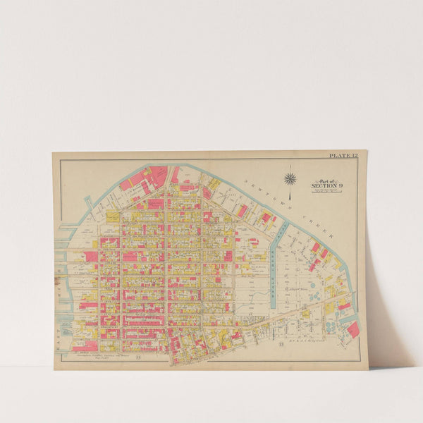 Bounded by Commercial Street, Ash Street, Box Street, Paidge Avenue (Newtown Creek), Sutton Street, Calyer Street, Manhattan Avenue, Noble Street, West Street (East River Piers) and Commercial Street by George Washington Bromley