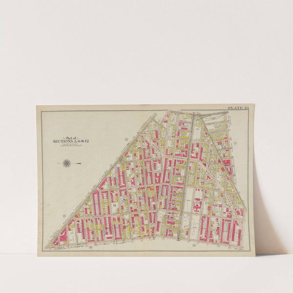 Bounded by Conway Street, Norman Place, Van Sinderen Avenue, Liberty Avenue, East New York Avenue, Park Place, Saratoga Avenue and Broadway by George Washington Bromley