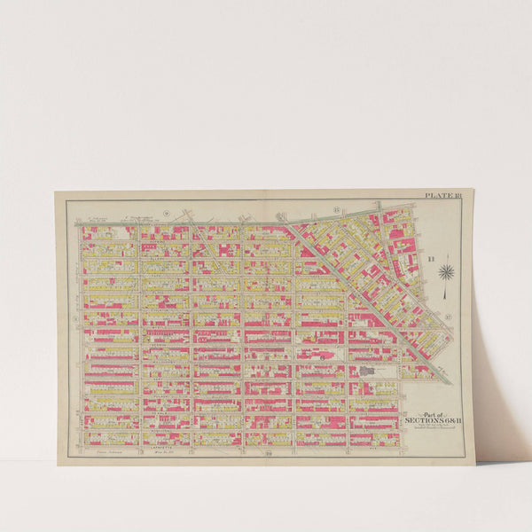 Bounded by Flushing Avenue, Bremen Street, Bushwick Avenue, Willoughby Avenue, Broadway, Hart Street, Stuyvesant Avenue, Lafayette Avenue and Nostrand Avenue by George Washington Bromley