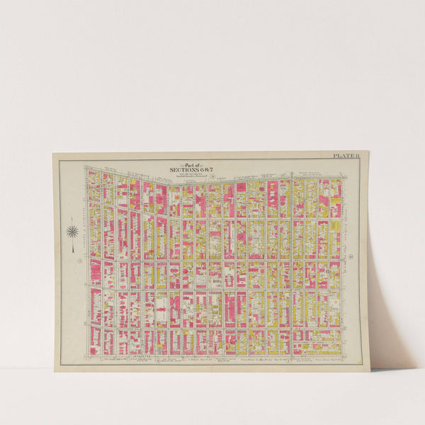 Bounded by Flushing Avenue, Nostrand Avenue, Lafayette Avenue and Cromwell Avenue (1908) by George Washington Bromley