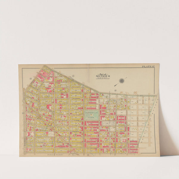 Bounded by Flushing Avenue, Purdy Place, Willoughby Avenue, Cypress Avenue, Himrod Street, St. Nicholas Avenue, Harman Street, Bushwick Avenue and Bremen Street by George Washington Bromley