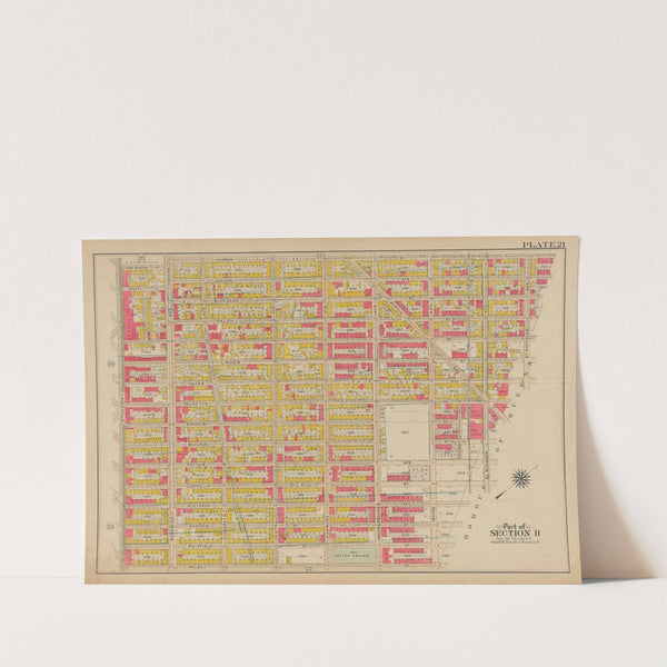 Bounded by Harman Street, St. Nicholas Avenue, Gates Avenue, Wyckoff Avenue, Cornelia Street, Irving Avenue, Halsey Street, Broadway, Van Buren Street and Bushwick Avenue by George Washington Bromley