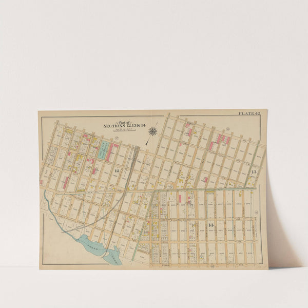 Bounded by Riverdale Avenue, Hinsdale Street, Dumont Avenue, Vansiclen Avenue, Stanley Avenue, Louisiana Avenue, Warehouse Street, Williams Avenue, Vienna Avenue, Thatford Street, Hegeman Street & Rockaway Avenue by George Washington Bromley