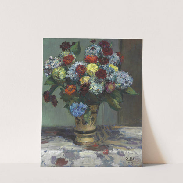 Bouquet de fleurs aux hortensias (1929) by Jacques-Émile Blanche