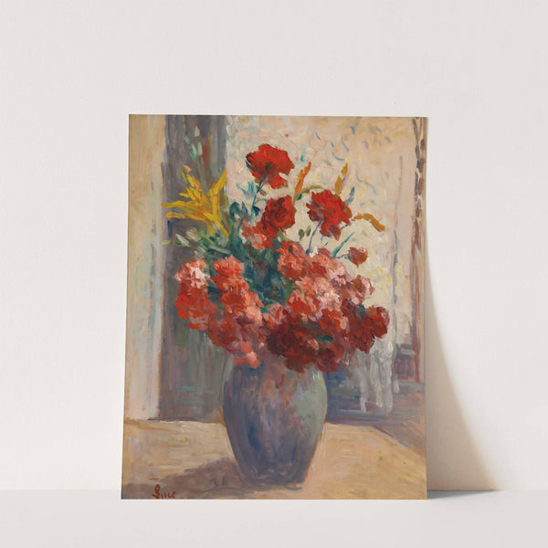 Bouquet De Fleurs Dans Un Vase by Maximilien Luce