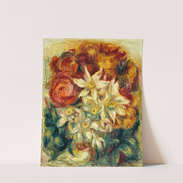 Bouquet de narcisses et de roses by Pierre-Auguste Renoir
