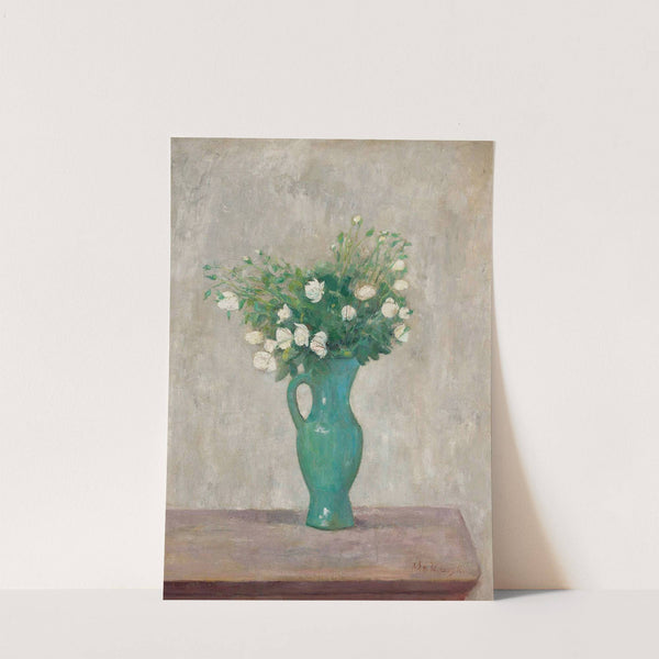 Bouquet in a green flower-vase (1916) by Tadeusz Makowski