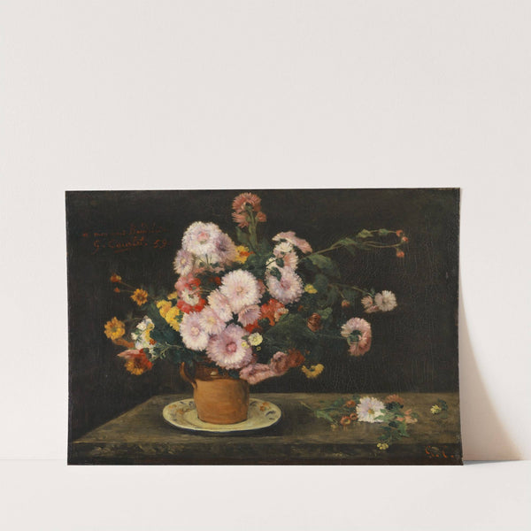Bouquet Of Asters (1859) by Gustave Courbet