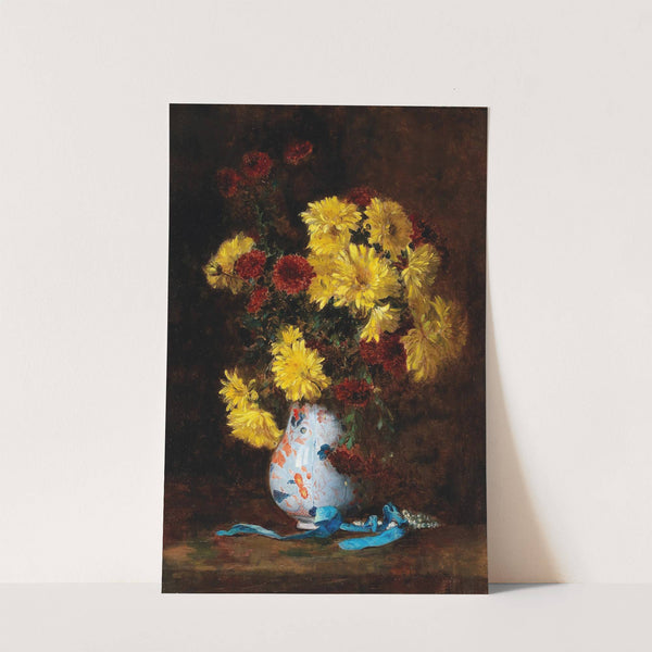 Bouquet of Asters in a Vase by Eugène Henri Cauchois