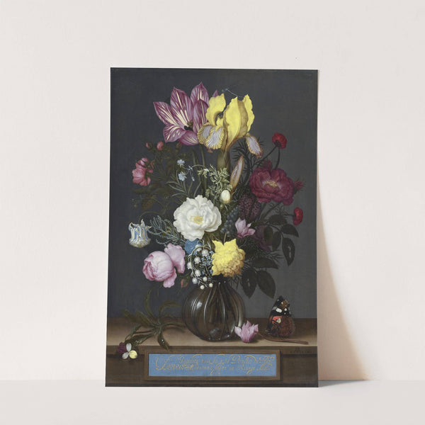 Bouquet of Flowers in a Glass Vase by Ambrosius Bosschaert the Elder
