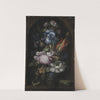 Bouquet Of Flowers In A Stone Niche by Roelant Savery