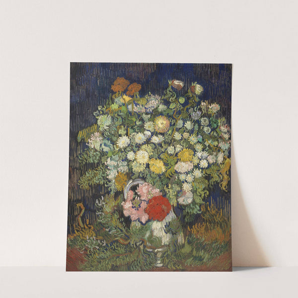 Bouquet of Flowers in a Vase (1890) by Vincent van Gogh