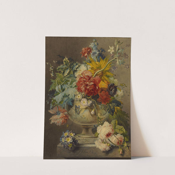 Bouquet of Flowers in a Vase by Georgius Jacobus Johannes van Os