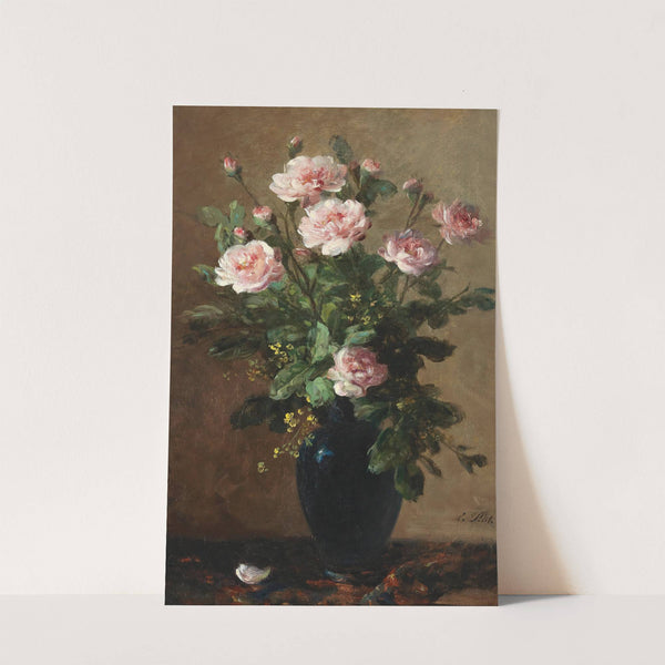 Bouquet of Roses in a Vase by Eugene Petit