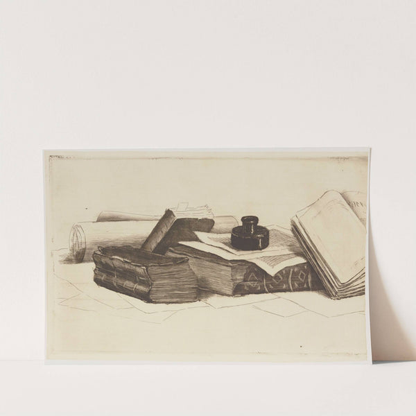 Bouquins, dessus de porte (1892) by Henri-Charles Guérard