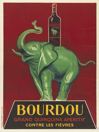 Bourdou grand quinquina apéritif contre les fièvres (1926)