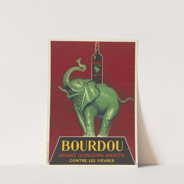 Bourdou grand quinquina apéritif contre les fièvres (1926) by Leonetto Cappiello