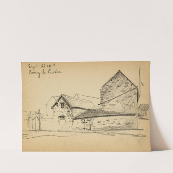 Bourg de Lestre by Victor Alfred Lundy