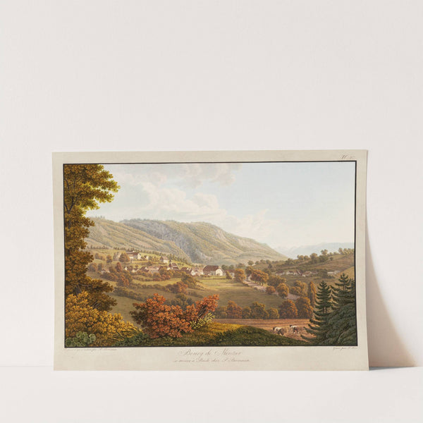 Bourg de Moutier by Peter Birmann