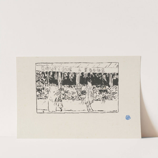 Boutique à cinq sous (1893) by Pierre Bonnard