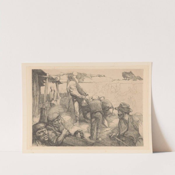 Bouwarbeiders (1881-1934) by Johannes Josephus Aarts