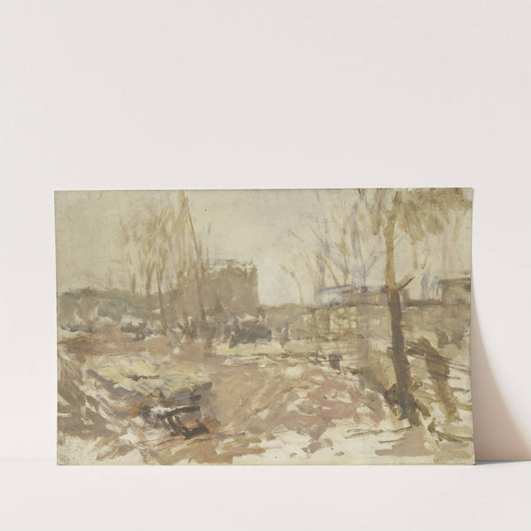 Bouwterrein aan de De Clercqstraat by George Hendrik Breitner