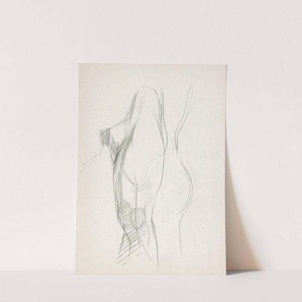 Bovenbeen en een rug in profiel by Reijer Stolk