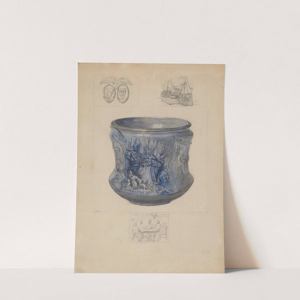 Bowl – Sinking of the Maine (c. 1936) by Edith Magnette