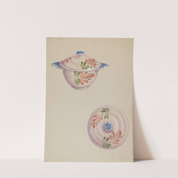 Bowl with Lid by Eva Wilson