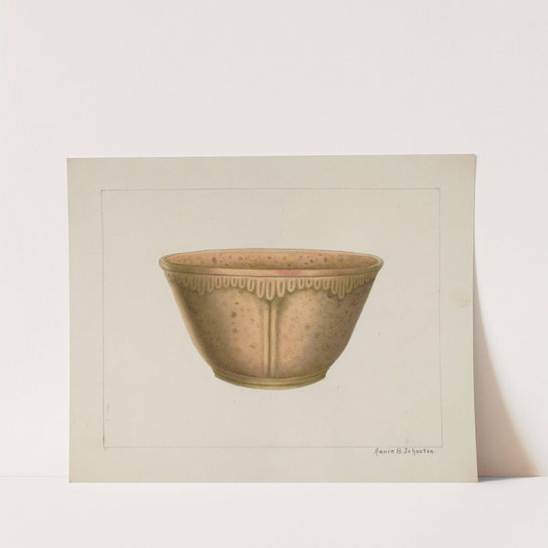 Bowl with Ornamented Rim by Annie B. Johnston