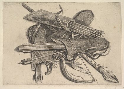 Bows, quivers and a spear (1647)