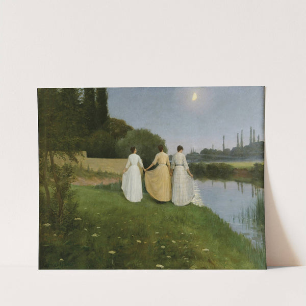 Bows to the moon (twilight) by Georges-Marie-Julien Girardot