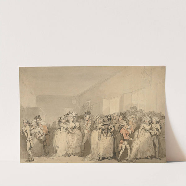 Box-Lobby Loungers by Thomas Rowlandson
