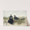 Boy and Girl in the Dunes by David Adolph Constant Artz