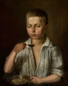 Boy at breakfast