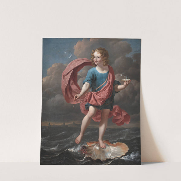 Boy Blowing Soap Bubbles. Allegory on the Transitoriness and the Brevity of Life by Karel Dujardin