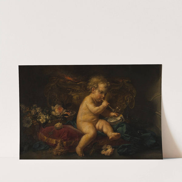 Boy Blowing Soap Bubbles by Ignazio Stern