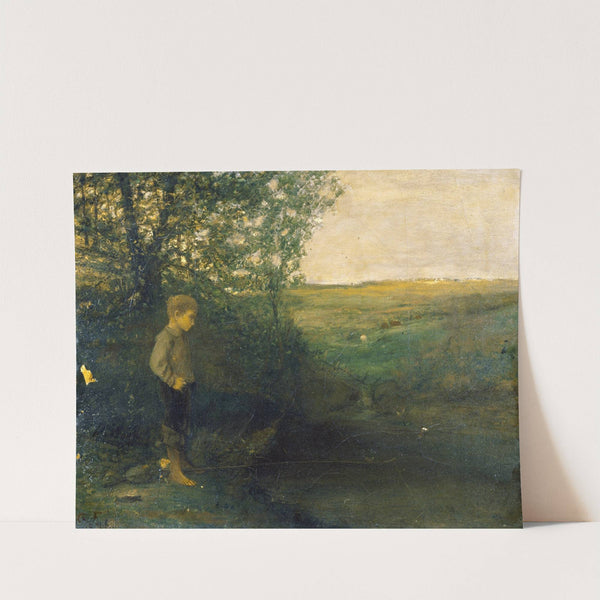 Boy Fishing by George Fuller