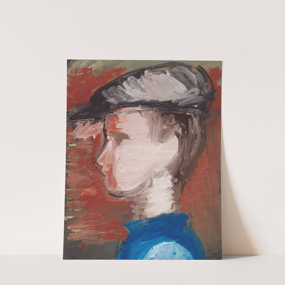 Boy in a Flat Cap by Vera Mikhailovna Ermolaeva