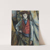 Boy in a Red Waistcoat (1888-1890) by Paul Cézanne