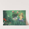 Boy In Flowers (Jacques Hoschedé) by Édouard Manet